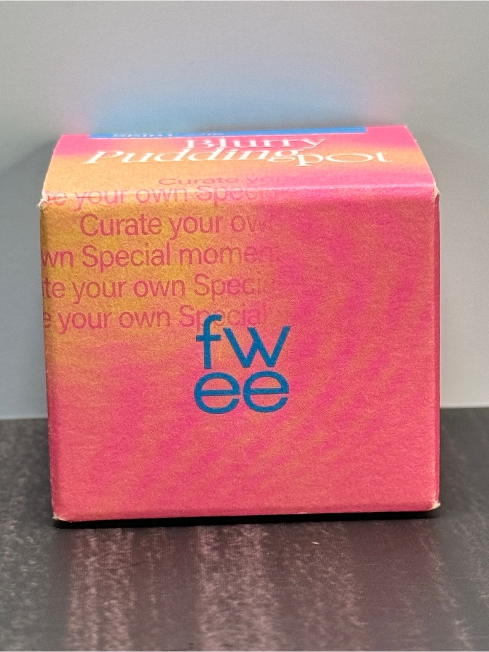 fwee Lip and Cheek Blurry Pudding Pot (PK02 SKIRT) NIB 5 g / 0.17 oz